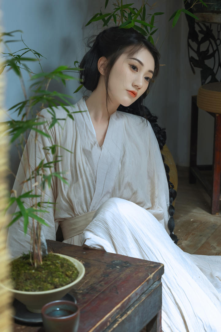 中国古风少女美女艺术照图片大全