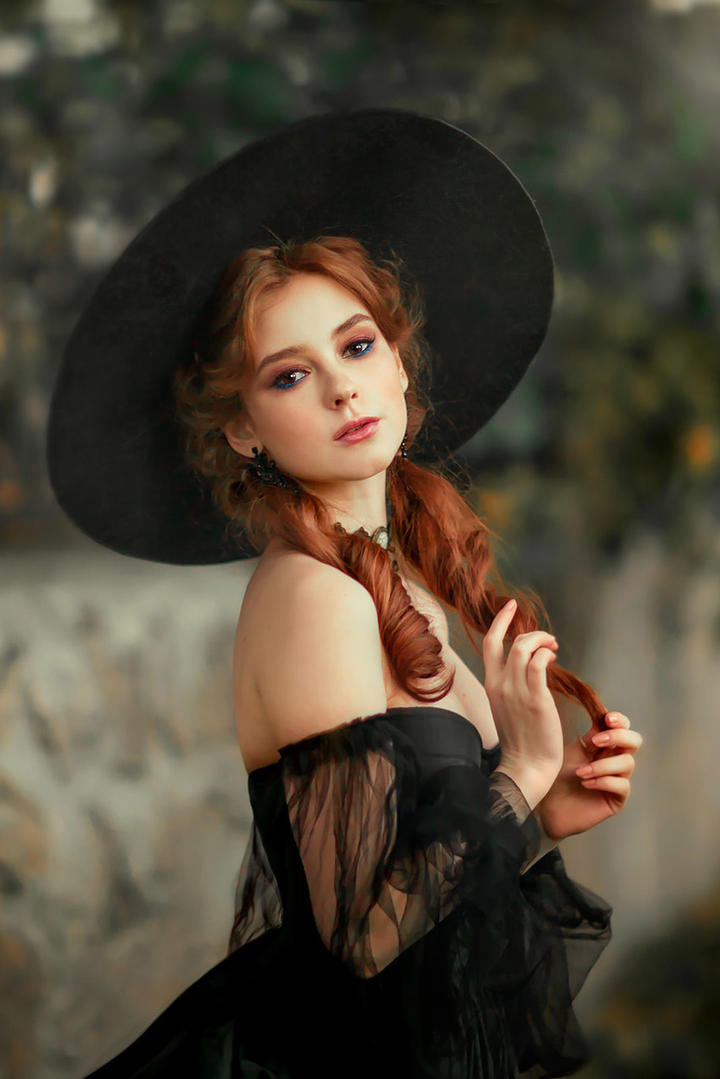 欧洲复古贵妇人像艺术摄影图片