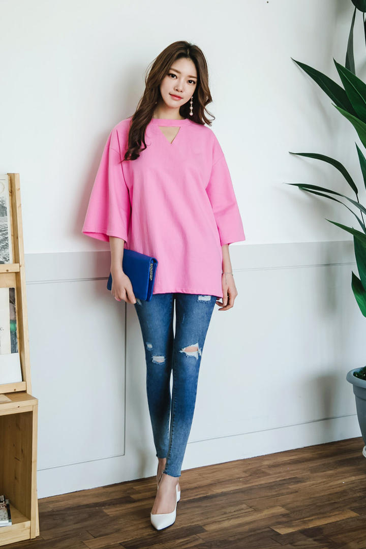 超高清韩国牛仔裤美女图片