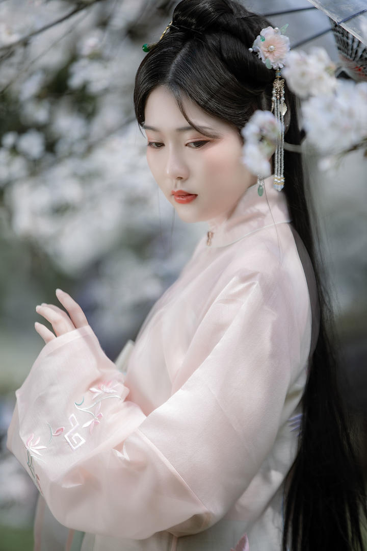 超清唯美古风汉服美女壁纸图片