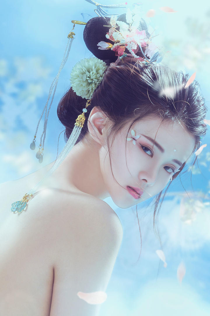 清纯女生头像图片唯美古风壁纸下载