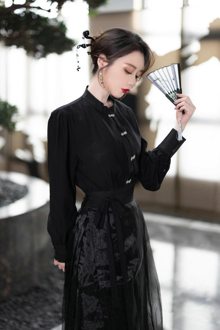 中国古典气质美女模特梦心玥高清图片