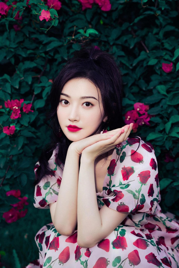 高清美女明星景甜写真图片