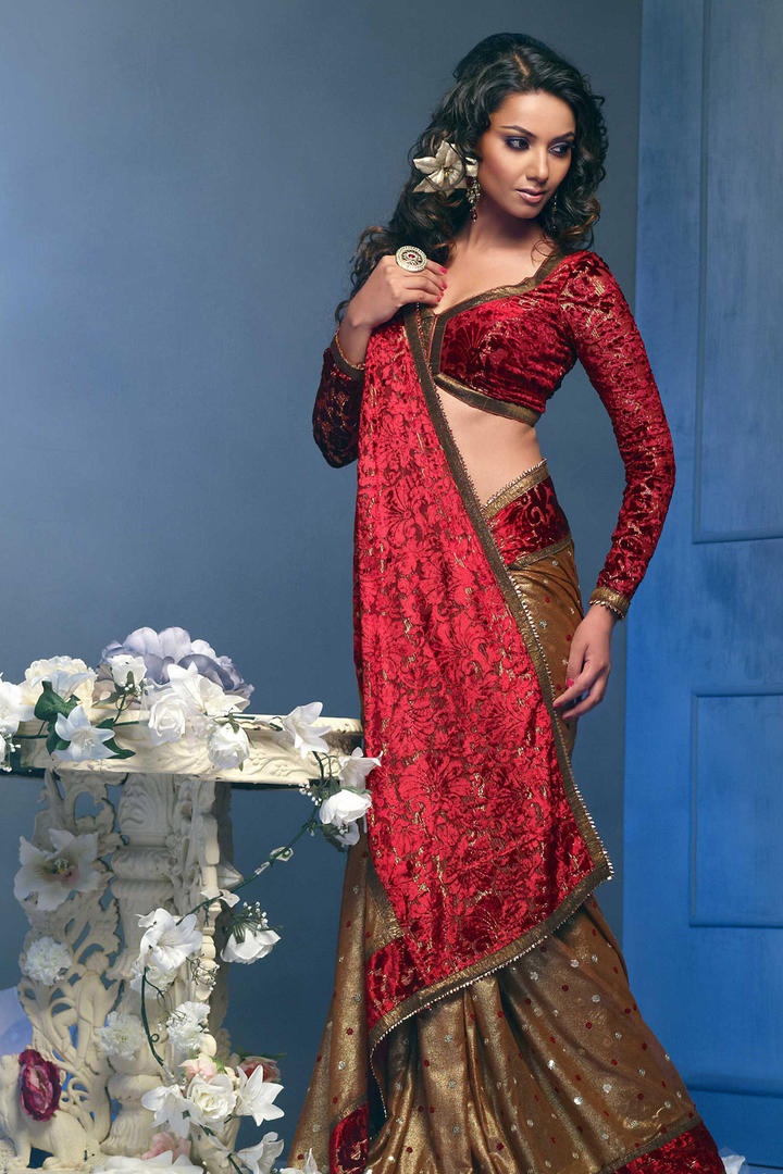 印度服饰服装模特美女图片