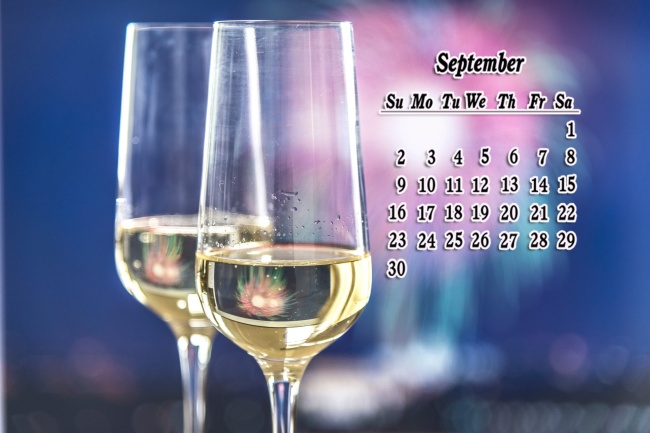 2018年9月份日历图片