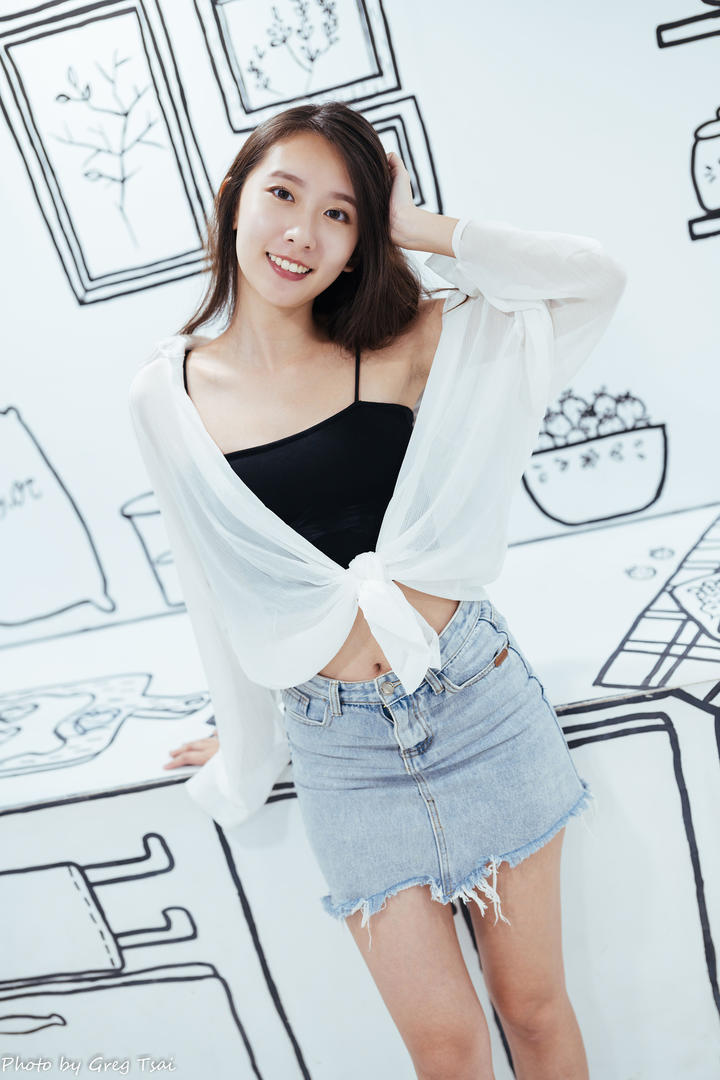 超短牛仔裙小妹性感纯欲风写真图片