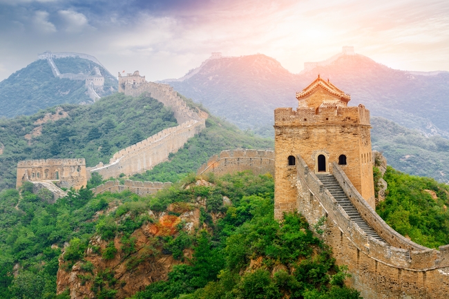 中国特色长城建筑摄影图片