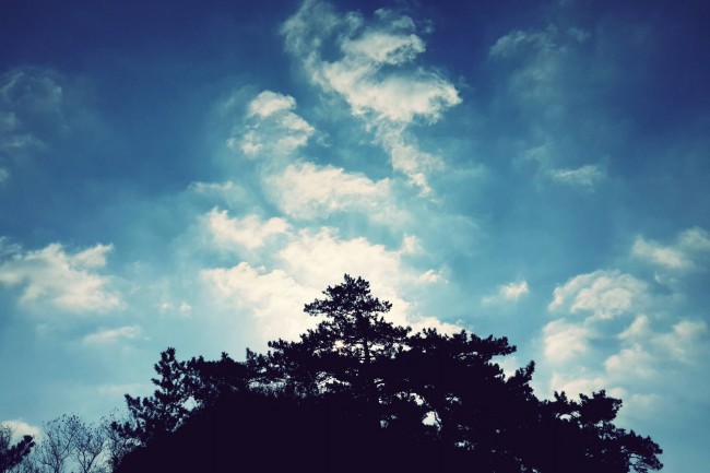 积云天空图片