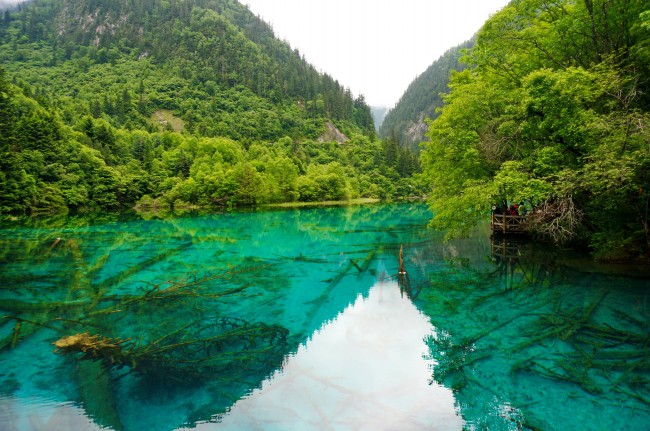 九寨沟山水风景图片