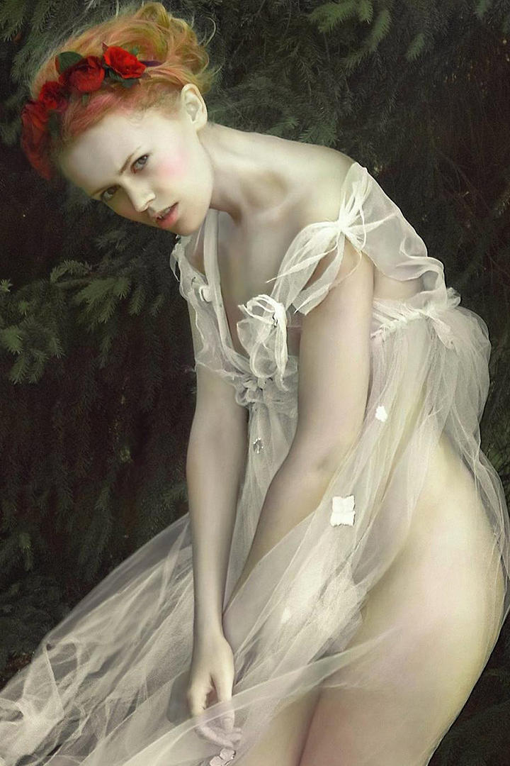 超高清欧美漂亮的美女人像摄影图片