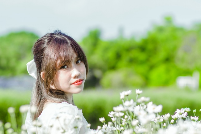 春日美女写真图片