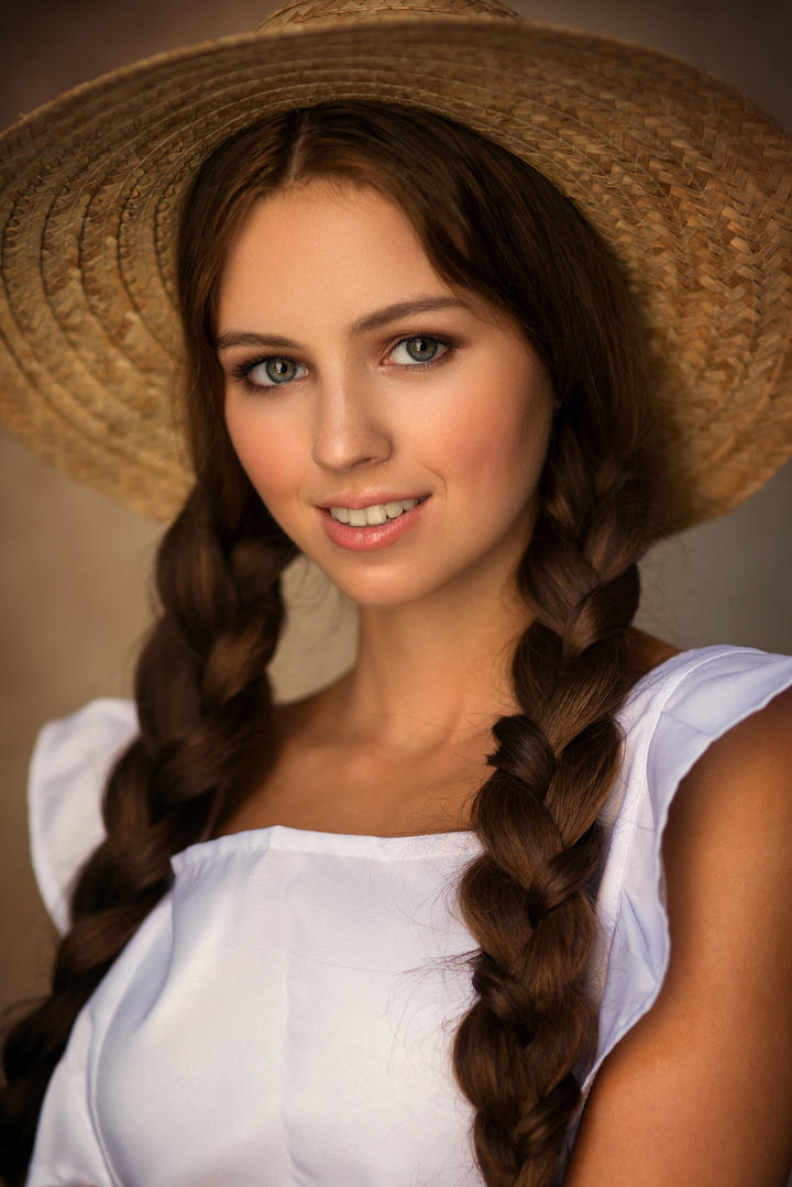 欧美美女肖像艺术写真图片