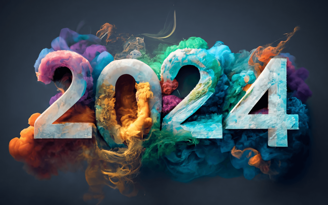 2024数字艺术字设计图片