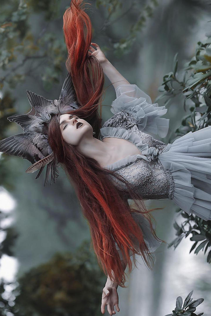 高清国外漂亮的美女艺术人像摄影图片