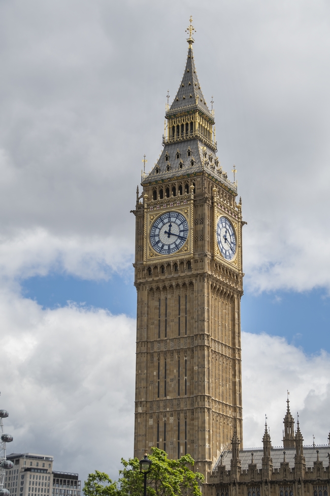 英国大本钟特色建筑摄影图片