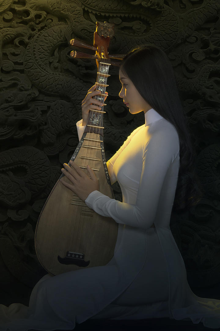 唯美古典越南美女艺术写真图片