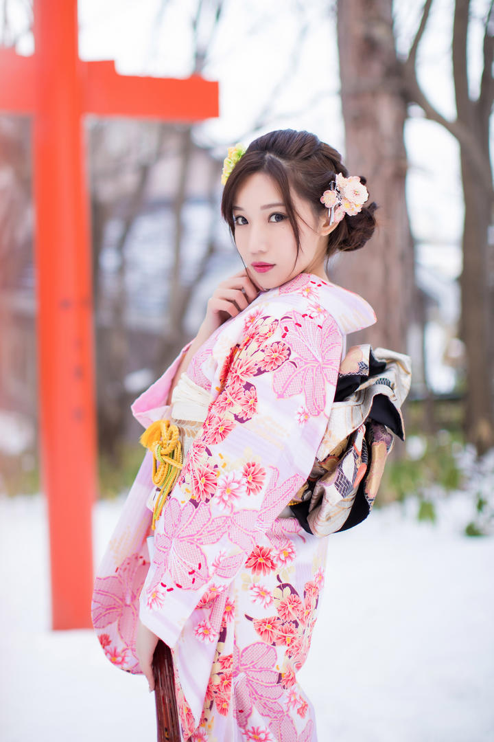 日本高清和服美女摄影图片