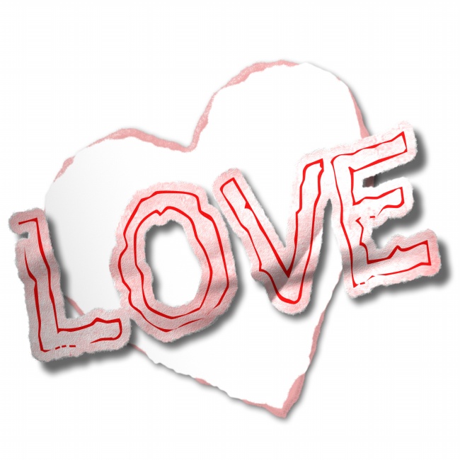 七夕节LOVE字体设计图片